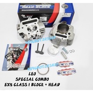 LEO COMBO EX5 CLASS 1 ONETEN MR3 RACING SUPER HEAD BLOCK COMPLETE SET 25/29 26/30 58MM 59MM EX5CLASS KOMBO THAILAND BLOK