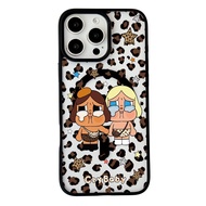 Crybaby Leopard Magnetic phone Casing For iphone 17 12 13 14pro 15 16 max