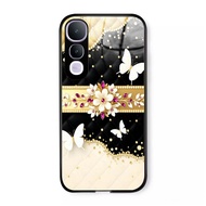 HP Glass softcase Latest Vivo Y400 4G 5Ghp, Latest Waterproof TPU Phone Case (MC153)
