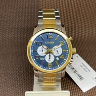 Citizen AN8059-56L Quartz Chronograph Blue Analog Gold Tone Men's Casual Watch