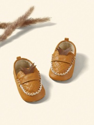 Cozy Cub 男嬰鳳梨裝飾平底樂福鞋適用於戶外