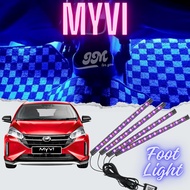 MYVI GEN 3 LED FOOT LIGHT RGB Floor Ambient Light Lampu Kaki Kereta Interior Dome Led Strip