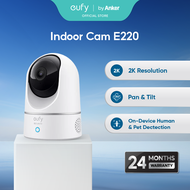 eufy E220 Security Indoor Cam 2K Pan & Tilt B2C Home Security Camera for Indoor Surveillance Human a