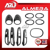 Nissan Almera Interior Decoration Carbon Fiber Design Trim For Almera (2011-2019) Car Accessories AR