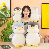 Gấu Bông Chim Cánh Cụt Siêu Mềm Mịn Dễ Thương Cho Bé (20cm--->45cm) Vải Miniso 4 Chiều Co Giãn Êm Ái