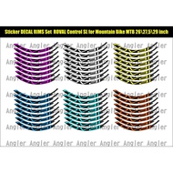RIMS Bicycle Sticker Set ROVAL Control SL Mountain Bike MTB 26/27.5/29inch Rim Basikal