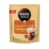 INSTANT DELIVERY-NESCAFE GOLD CREAMY LATTE 3IN1 12 x 31G