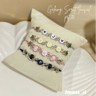 Initial Drawstring Bracelet Part 2 premium Initial Drawstring Bracelet Korean Drawstring Bracelet/