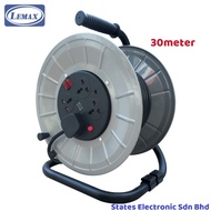 LEMAX LMX ER-930G Heavy Duty Extension Cord Reel - 30 Meter