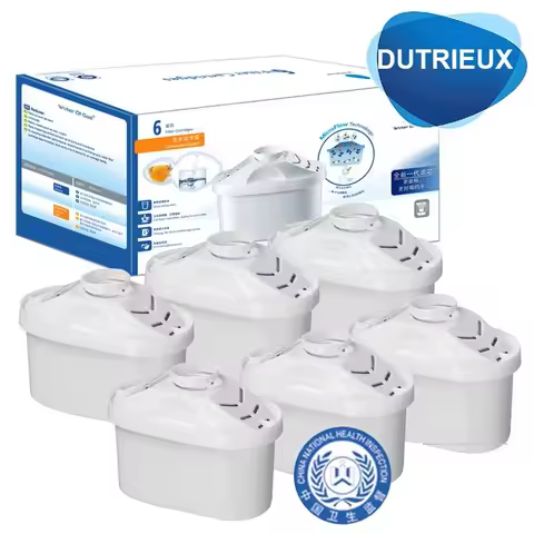 Universal 2/6PCS Water Filters Cartridge for Brita Maxtra Replacement Reducing Limescale Chlorine Fi