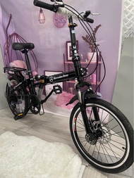 New : 穩定靈敏舒適雙避震20吋成人摺疊單車自行車 20 inch foldable bicycle bike  特價$780 * 多送備用車內軚一條車及LED頭尾警示燈一對