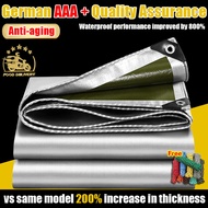 【Singapore Spot】2x2 2x3 2x4 3x3 3x4 3x5 4x5 4x6 canvas sheet waterproof tarpaulin waterproof flyshee