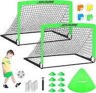 Soccer Goals for Backyard Set, Portable Kids Toddler Soccer Goal 2 of 4' x 3', Pop Up Soccer Net Soc
