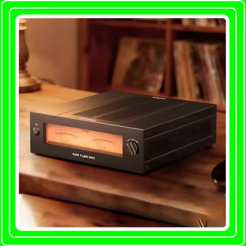 FiiO WARMER R2R Tube DAC/Amp, Fully Balanced 24Bit R2R Architecture, JJ E88CC Tube Buffer, USB/Optic
