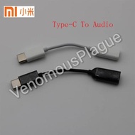 Adapter Adaptor Converter USB C To Headset Handsfree Jack 3.5mm XIAOMI Mi6 Mi6X Mi A2 Mi8 Lite Mi9 SE Mi 10 Mi 11 - ORIGINAL - Sambungan Penyambung Earphone Xiao Mi Type C Ke Audio 3.5 mm