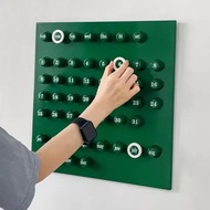 💙M'Sia Stock💛 Kalendar Aesthetic Retro Perpetual Calendar Desktop Ornament Office  Home Wall Calenda