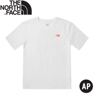 [The North Face Men's Short-Sleeved Cotton T-Shirt AP < White >] 81MZFN4/Sweatshirt/Short T/Round Ne