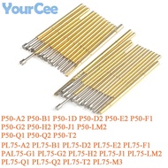 10pcs test probe P50 PL75 Retractable spring thimble P50/PL75-A2 B1 D1 D2 E2 F1 G1 G2 H2 J1 LM2 M3 Q