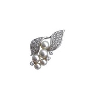 Mikimoto 御木本 鉑金 珍珠 鑽石 胸針