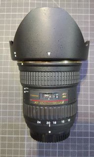 Tokina 12-24mm f4 for nikon over 90% new