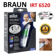 ส่งฟรี+ประกัน1ปีเต็ม Braun IRT 6520 ThermoScan ปรอทวัดใข้ แสดงผลรวดเร็ว แม่นยำ ใช้งานง่าย