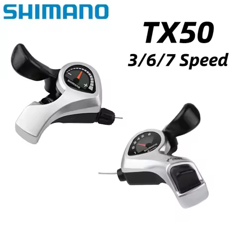 Shimano TX50 Tourney SIS SL-TX50 Bicycle Shift Lever 3x6s 3x7s 3v Left 6v Right 7v 18 21 Speed Pair 