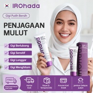 IROHADA Whitening Toothpaste 2 in 1 Niacinamide & Mint/Tea Leaf Extract 100g x3 Fresh Breath Stain R