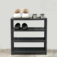 Petra 4-Tier Sandal Shoe Rack 3-Tier 4-Tier Sandal Storage Rack Plastic Rattan Aesthetic Sandal Shoe
