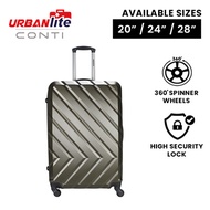 UrbanLite Conti 20/24/28 inch Luggage - Cabin Size | 360° Spinner Wheels | ABS Hard Case