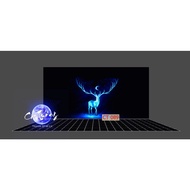 3d painting. stickers for aquariums, arowana fish tanks (back painting)