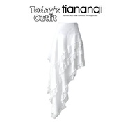 TIANANQI | Plus Size Retro Western Cowgirl Ditsy Print Outfit Flattering Halter Dress and Skirt Set