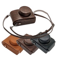PU Leather Camera Bag For Panasonic LUMIX DMC-LX100m2 Lx100 LX7 LX5 LX3 Protective Cover Case