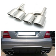 W204 W211 W212 C63 E63 Style Exhaust Tip S/Steel