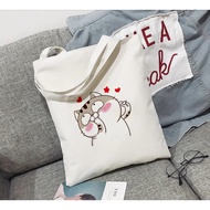 túi tone vải có khoá kéo túi canvas in theo yêu cầu túi canvas nữ đi học đi chơi bán sĩ