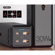 MOXOM MX-ST19 PD 30W 6IN1 2M UNIVERSAL SOCKET FAST CHARGER For Samsung, Huawei, Honor, OPPO, VIVO, X