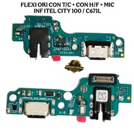 FLEXIBLE CHARGING CONNECTOR COMPATIBLE CHARGING BOARD/ FOR ITEL CITY 100 ITEL C671L/ + MIC