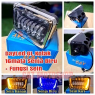 Lampu Depan Daymaker Kotak + Batok PNP GL 100 GL MAX WIN GL PRO