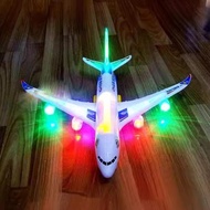 A380 Aeroplane Electric Toy With Lights Sound Funny Kids Aircrafts Model Birthday Present For Kids