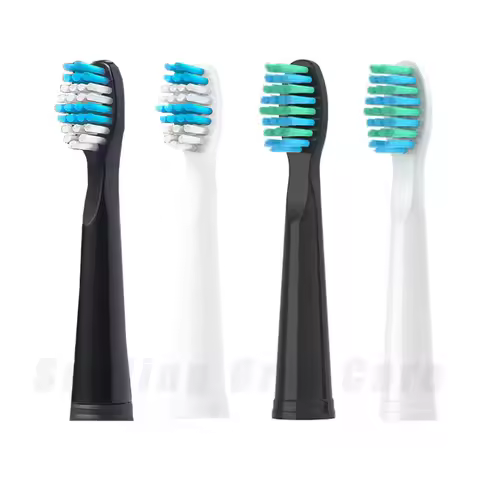 4PCS Electric Toothbrush Heads For SEAGO 949/507B/610/659/SG851/E5/E6/E8 Antibacterial Automatic Rep