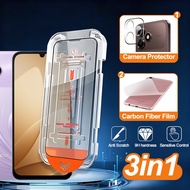 3 in 1 Magic Box Tempered Glass OPPO A6C 4G 8K 9H Screen Protector for OPPO A6C A6 A6t Pro A6x 4G 5G