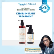 Bonvie KIT Shampoo 250ml + Gin Tonic 60ml (Hairfall & Growth) Package