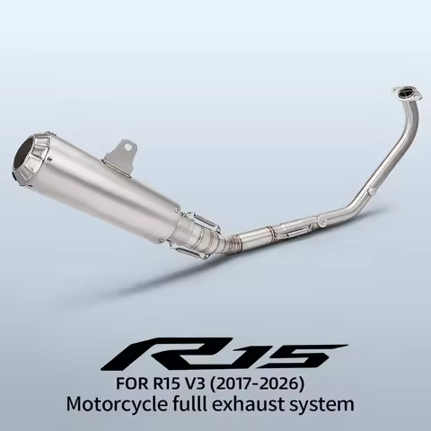 Motorcycle Exhaust For Yzf R125 Mt125 R15 Mt15 MT-15 V3 V4Muffler DB-Killer Exhaust Full System Esca