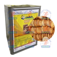 TIN BISKUT JULIE'S PEANUT SANDWICH 5.5KG