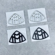 2pcs Car Logo Emblem Badge Sticker For Mercedes benz Maybach GLS S Class S560 S600 S650 S680 GLS600 