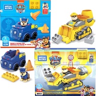 【SG Seller】Mega Blocks Paw Patrol Chase Police Car Rubble's City Construction Truck Buy's toys Block toys