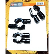 Steering wheel clamp, steering wheel clamp, rearview mirror mount
