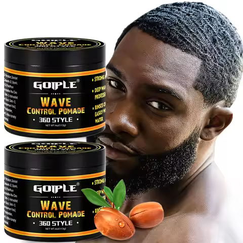 GOIPLE 113G Wavy Pattern Hair Clay Long Lasting Hold Curly Waves Hairstyle Grease Products For Men 3