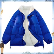 Winter jacket for men and women with thick and warm fur lining / Korean men's and women's coat jacke