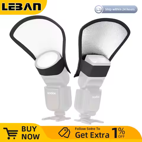 Universal Flash Diffuser Softbox Silver White Reflector for Canon Nikon Pentax Yongnuo Speedlite Pho
