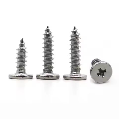 10/50p CM M2 M2.3M2.6M3M3.5M4M5M6 A2 304 Stainless Steel Cross Phillips Super Ultra Thin Flat Wafer 